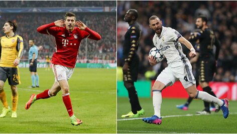 Robertas Lewandowskis ir Karimas Benzema