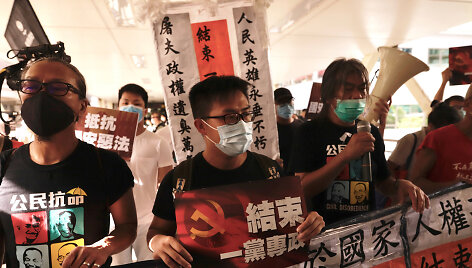 Protestuotojai Honkonge