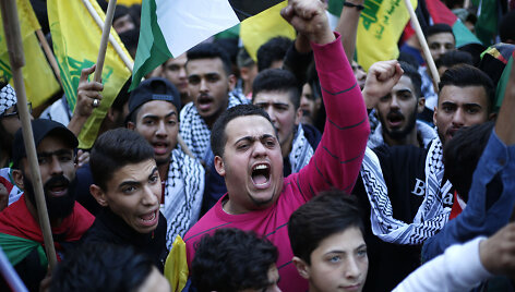 &bdquo;Hezbollah&ldquo; rėmėjai Libane
