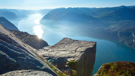 Preikestolen uola, Norvegija 