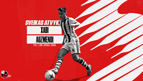 &bdquo;Sūduvos&ldquo; naujokas &ndash; Xabieras Auzmendi