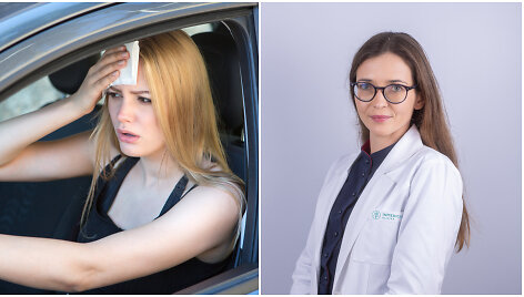 &Scaron;eimos gydytoja Jolita Kvizikevičiūtė-&Scaron;takonienė pasakoja apie &scaron;ilumos ir saulės smūgius