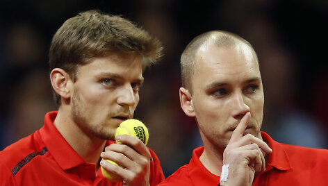 Davidas Goffinas ir Steve'as Darcis