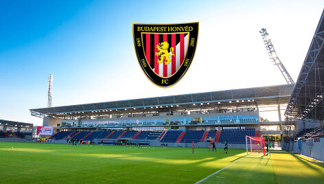 &bdquo;Illovszky Rudolf&ldquo; stadionas, kuriame susikaus &bdquo;Honved&ldquo; ir &bdquo;Žalgiris&ldquo;