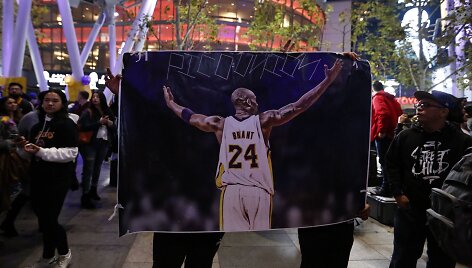 Kobe Bryantas buvo įamžintas Italijoje
