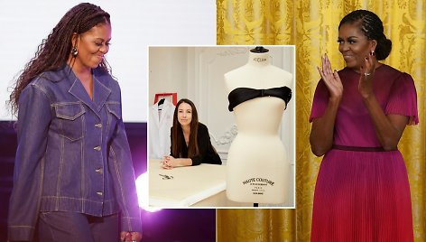 Michelle Obama ir Christy Rilling