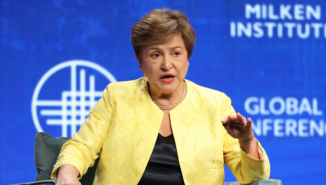 TVF vadovė Kristalina Georgieva  / PATRICK T. FALLON / AFP