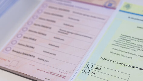 Prasidėjo balsavimas i&scaron; anksto Respublikos Prezidento rinkimuose ir referendume