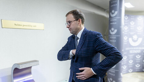 Vytauto Gap&scaron;io spaudos konferencija