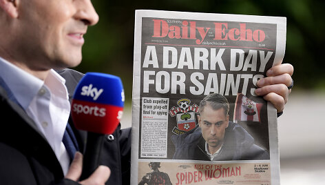 &bdquo;Southampton&ldquo; &scaron;nipinėjimo skandalas drebina anglų futbolą