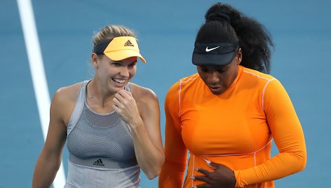 Caroline Wozniacki ir Serena Williams