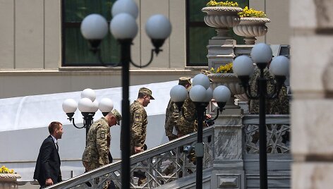 Ukrainos delegacija Turkijoje / ADEM ALTAN / AFP