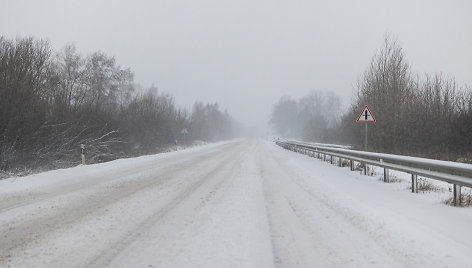 Lietuvą užklojo sniegas