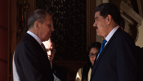 Sergejus Lavrovas ir Nicolasas Maduro