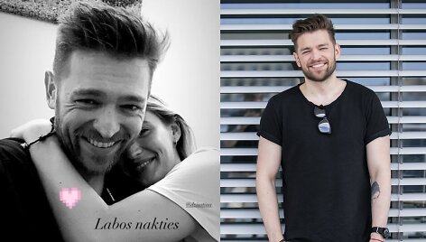 Jurijus Veklenko su &scaron;irdies drauge Justina
