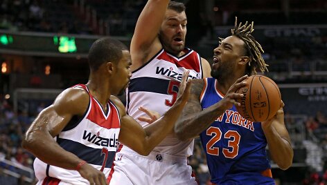 NBA prie&scaron;sezoninės rungtynės; &bdquo;New York Knicks&ldquo; &ndash; &bdquo;Washington Wizards&ldquo;