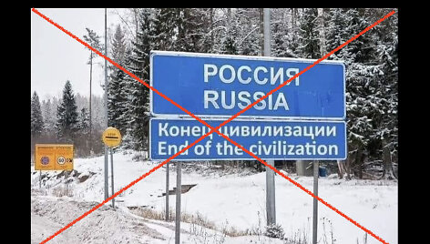 Kadras su civilizacijos pabaigą Rusijoje rodančiu ženklu sulaukė didelio dėmesio