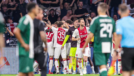 „Ajax“ futbolininkų džiaugsmas