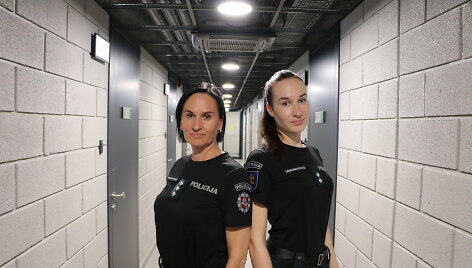 Kauno policijos pareigūnės &ndash; Rūta Urbonavičienė ir jos dukra Gabrielė