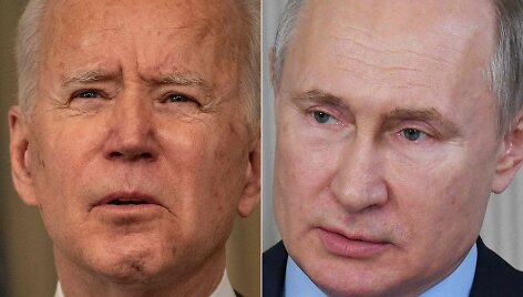 Joe Bidenas ir Vladimiras Putinas