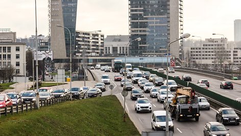 Dėl avarijos Geležinio Vilko gatvėje – spūstys