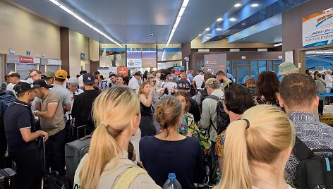 Lietuviai pasiekė Jordanijos Al Akabos (Karaliaus Huseino) oro uostą, i&scaron; kurio bus i&scaron;skraidinti į Vilnių