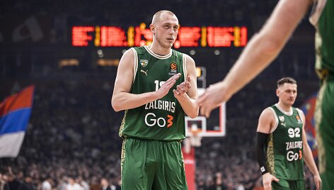 Dvikova Belgrade &bdquo;Crvena zvezda&ldquo; &ndash; &bdquo;Žalgiris&ldquo;