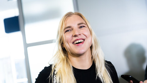 Rūtos Meilutytės ir plaukikų komandos pasitikimas Vilniaus oro uoste