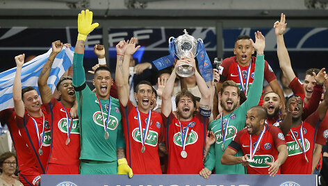 PSG triumfas &bdquo;Coupe de France&ldquo; finale