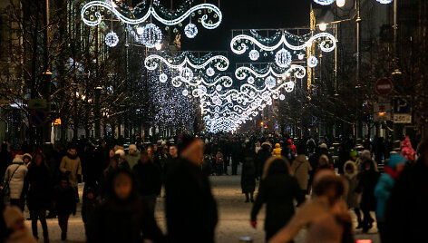 Pirmąją Kalėdų dieną &ndash; &scaron;venti&scaron;kai nusiteikęs Vilnius