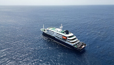Kruizinis laivas &bdquo;MV Hondius&ldquo; / AFP