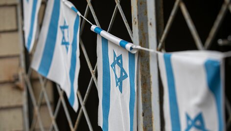 Julius Kalinskas/BNS nuotr. Izraelio vėliava