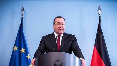 Vokietijos gynybos ministras Borisas Pistorius