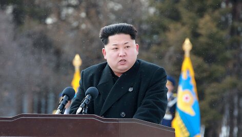 &Scaron;iaurės Korėjos lyderis Kim Jong Unas