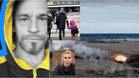 Vaizdai i&scaron; Donato Ulvydo ukrainiečius palaikančio klipo