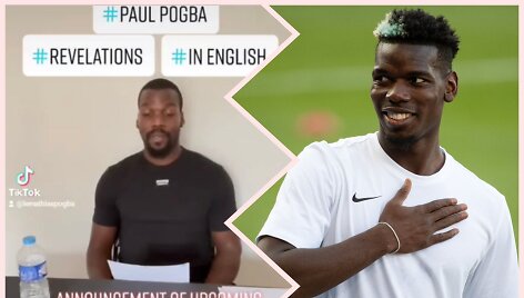 Mathias Pogba (kairėje) &scaron;antažavo savo brolį Paulį Pogba (de&scaron;inėje)
