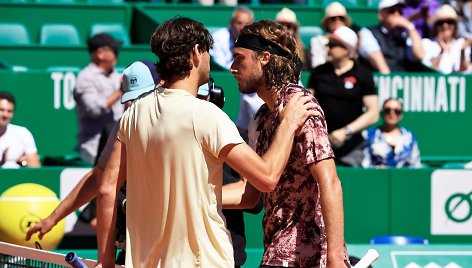 Tayloras Fritzas bei Stefanos Tsitsipas