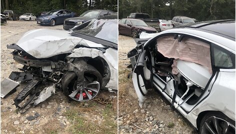 Visi&scaron;kai sumaitotas &bdquo;Tesla Model S&ldquo;