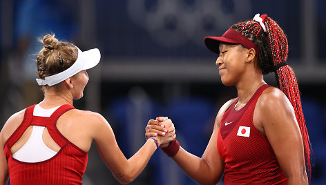 Marketa Vondrousova ir Naomi Osaka