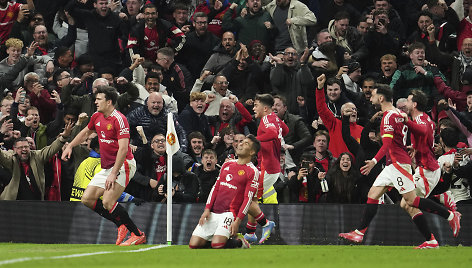 „Manchester United“ futbolininkų triumfas