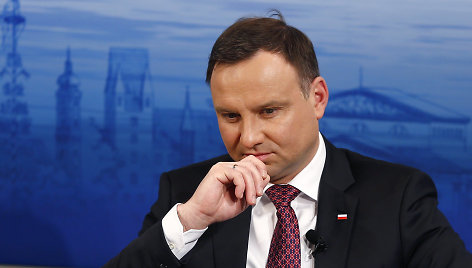 Lenkijos prezidentas Andrzejus Duda 