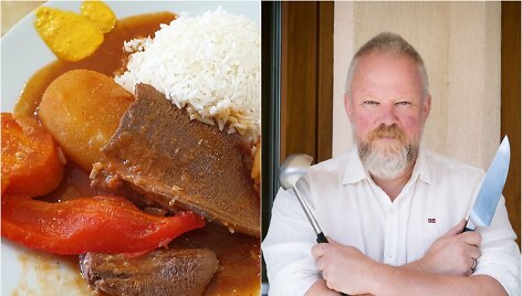 Vytaras Radzevičius ir jo ruo&scaron;tas jaučio liežuvis