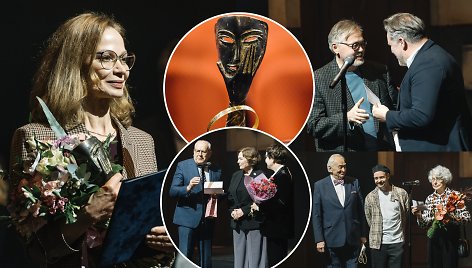 Klaipėdos dramos teatro aktoriams įteikti apdovanojimai