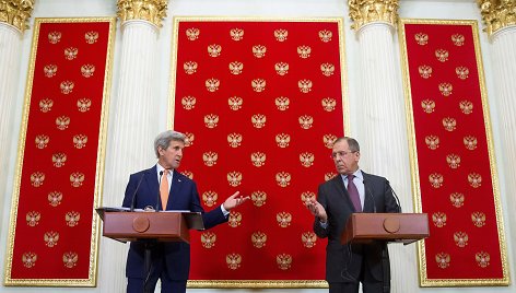 Johnas Kerry ir Sergejus Lavrovas