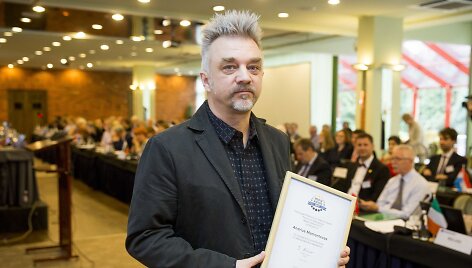 Europos gydytojų apdovanojimų akimirka