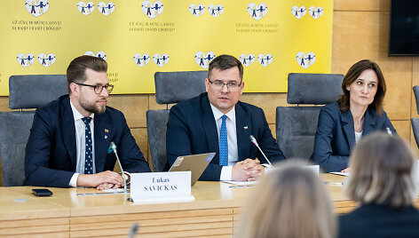 Lukas Savickas, Laurynas Kasčiūnas, Viktorija Čmilytė-Nielsen