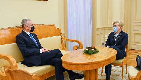 Prezidentas susitinko su Ministre Pirmininke Ingrida &Scaron;imonyte