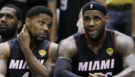 Udonis Haslemas ir LeBronas Jamesas
