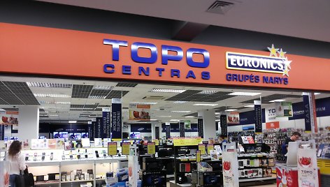 TOPO CENTRO parduotuvė VCUP Vilnius