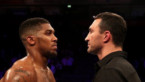 Anthony Joshua ir Volodymyras Klyčko